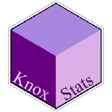 KnoxStats decorative hex sticker