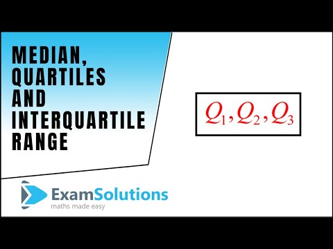 Thumbnail for the embedded element "Median, Quartiles and Interquartile Range : ExamSolutions"